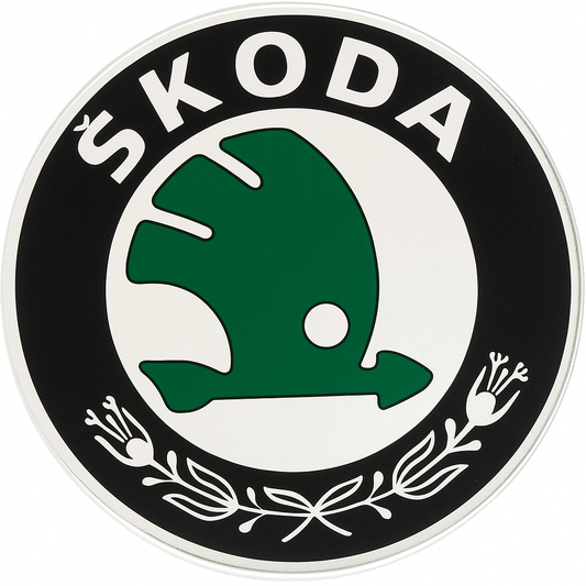 Skoda Floating/Spinning Center Caps