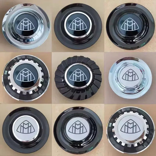 Plated large custom floating center caps