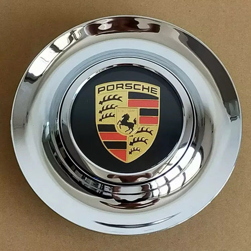 Plated large custom floating center caps