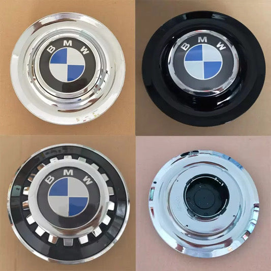 Plated large custom floating center caps