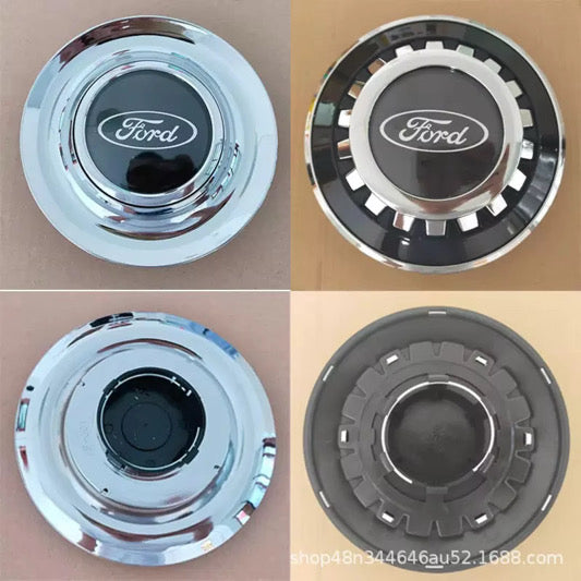 Plated large custom floating center caps